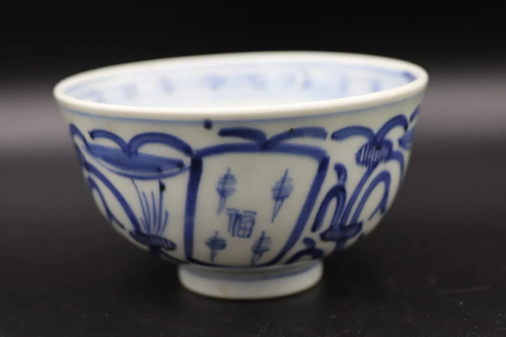 Antique Chinese Porcelain Bowl Qing Dynasty