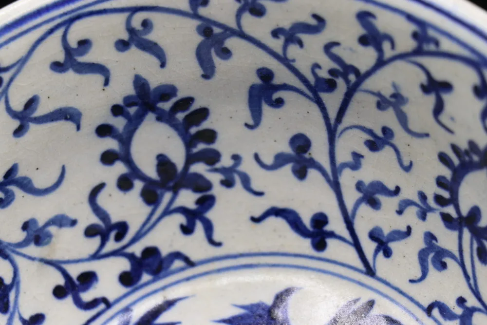 Xuande Marked Bowl Ming Blue and White Porcelain, view 3